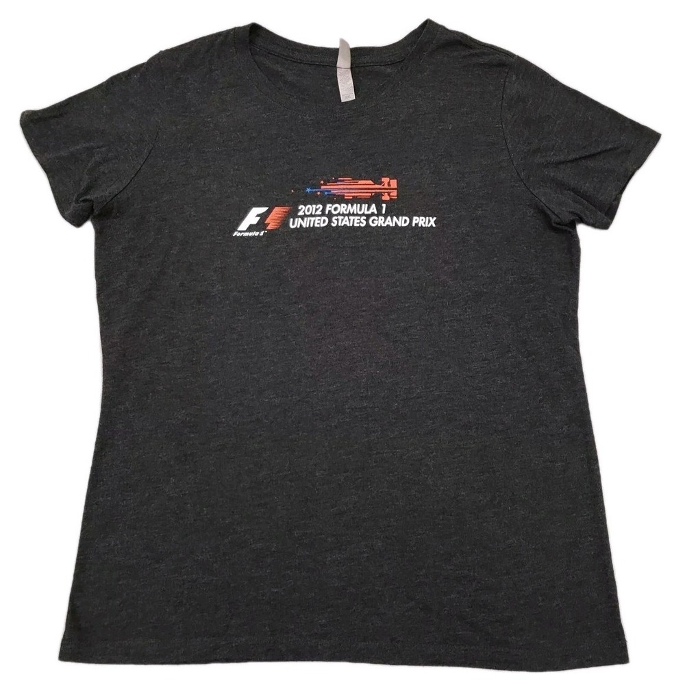 F1 United States Grand Prix USGP Circuit Americas COTA 2012 Shirt Women XXL Rare